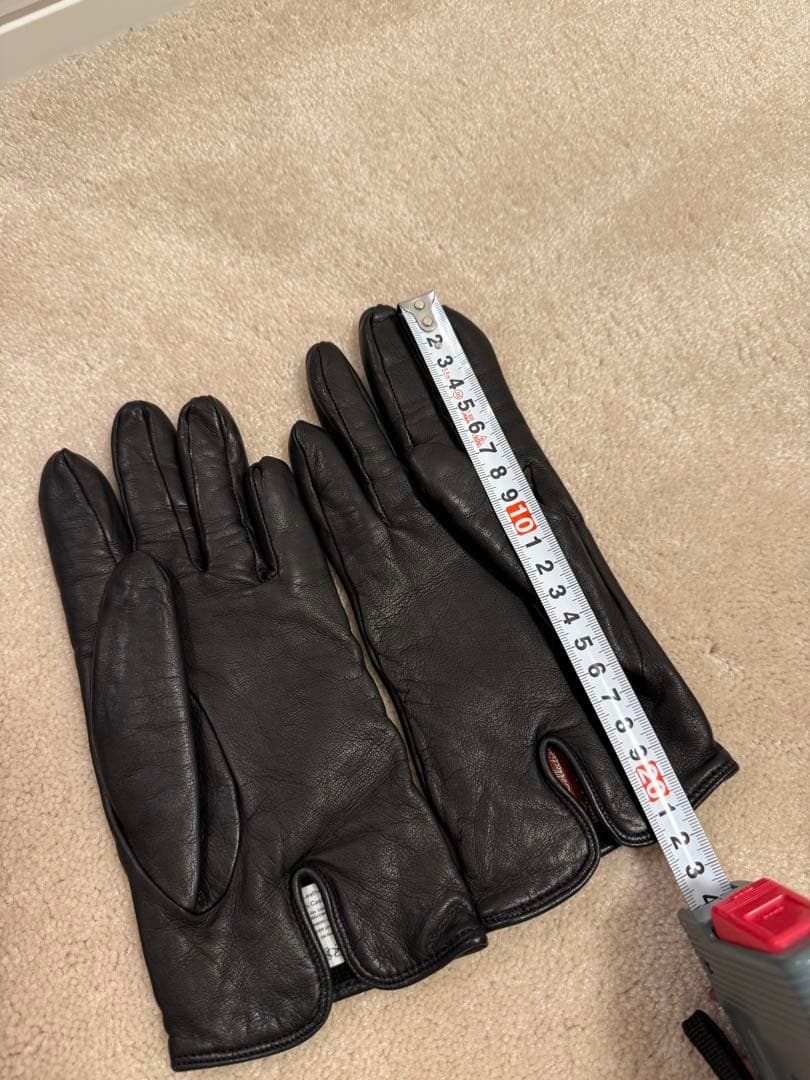 DENTS デンツ　羊革手袋 黒