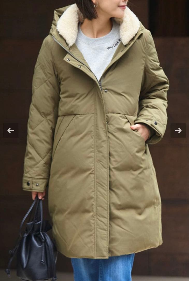 ゴールデンベア　ファー付きダウンコート本日お値下げ