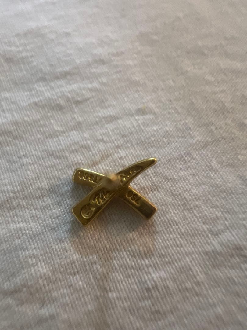 【片耳】ティファニー キスモチーフ ピアス パロマピカソ K18（18金