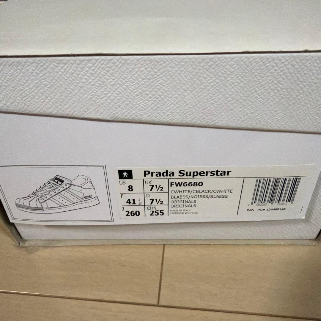 1回短時間使用　プラダ スーパースター　26センチ