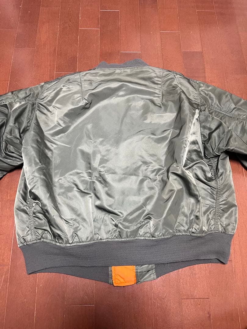 アルファ　MA1 90s USA製　オリーブ