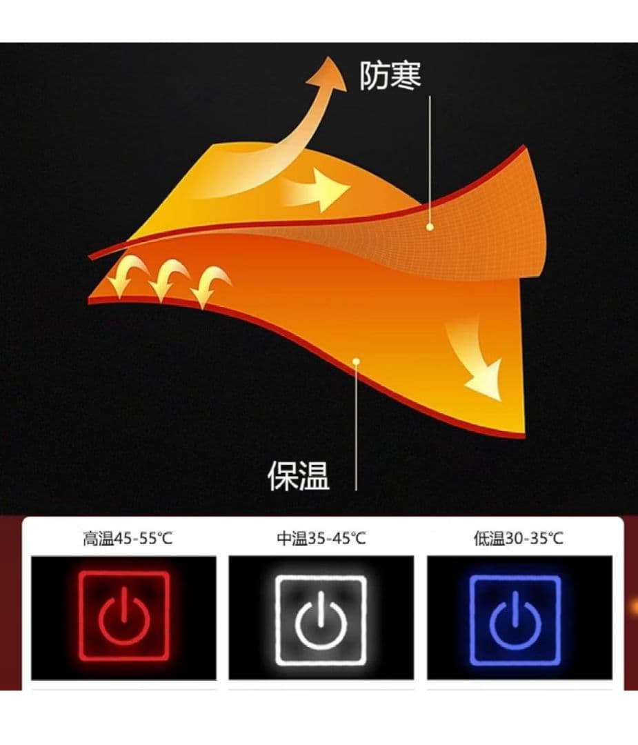 電熱インナー上下