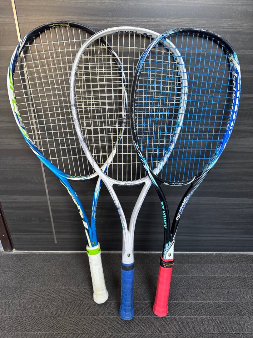 ソフトテニスラケット　３本セット