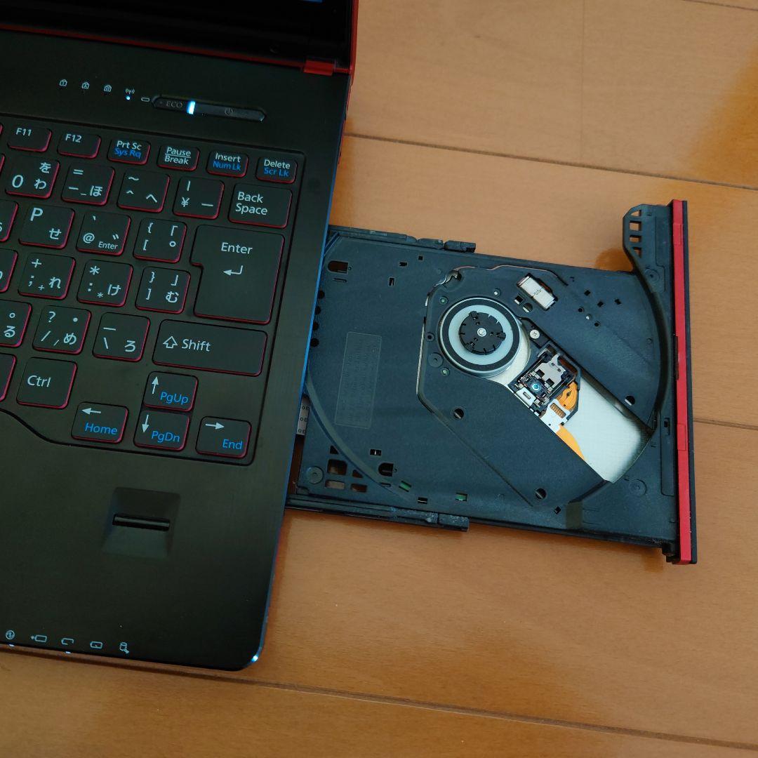 設定済❤LIFEBOOK SH90/T✨️レッド✨️タッチパネル✨️日本製