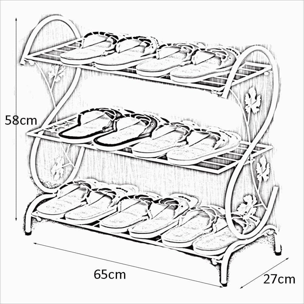 ヨーロッパ風 ロートアイアン 家具 靴箱 飾り棚