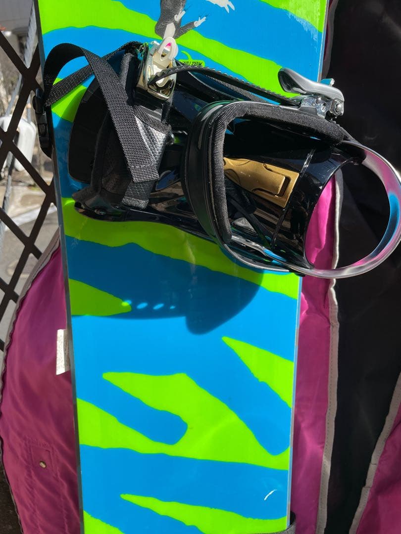 引き渡し限定！　スノボ　ボード　ビンディング　ケース付き　メンズ