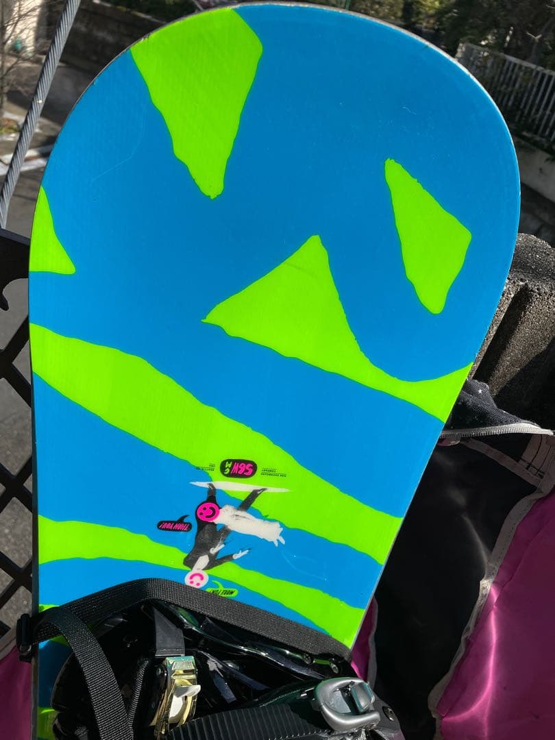 引き渡し限定！　スノボ　ボード　ビンディング　ケース付き　メンズ