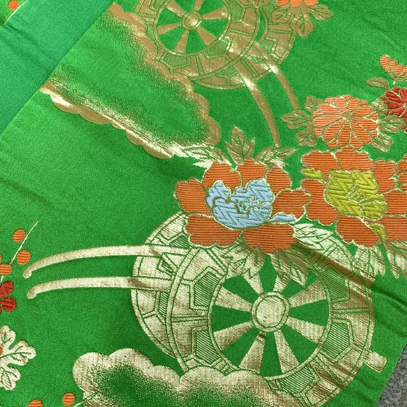 511ag22■七五三 七歳 女児 着物&袋帯 暈し ベビーピンク■状態良好