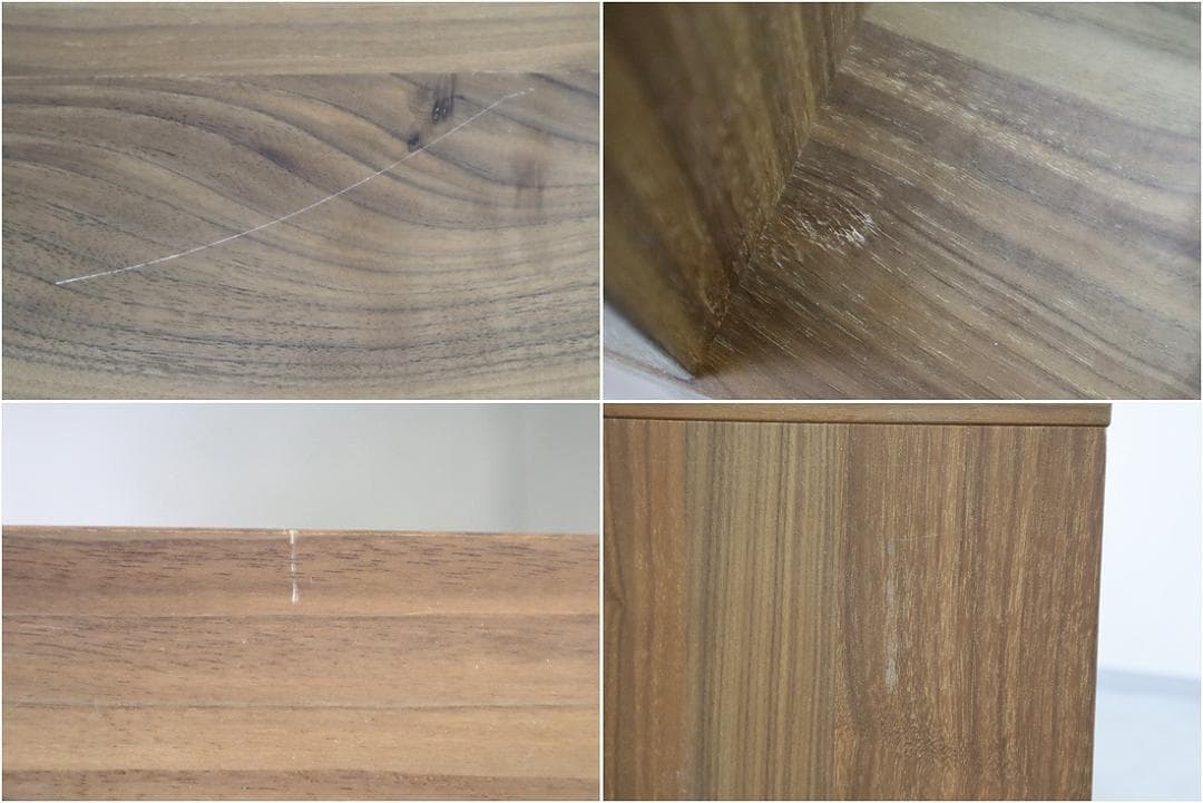 無印良品 MUJI スタッキングシェルフ　3段×2列・ウォールナット材 2段3列