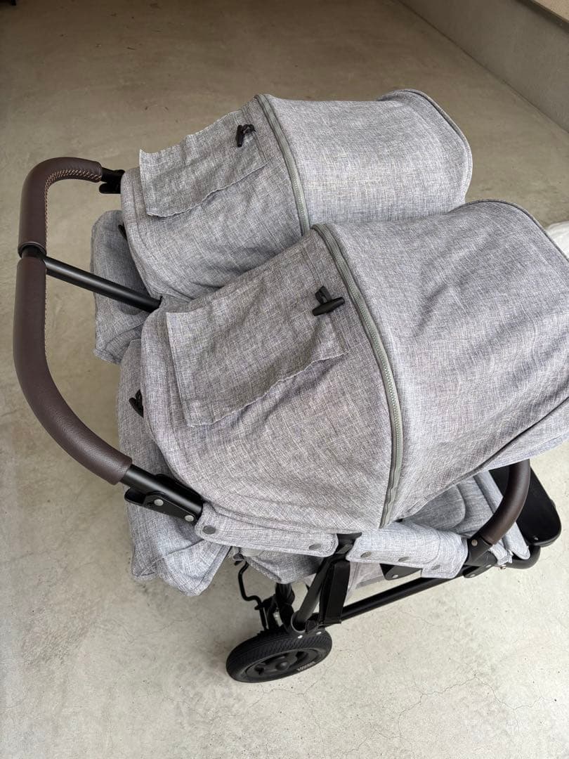 クリーニング済⭐︎エアバギー　ココダブル　双子　ベビーカー
