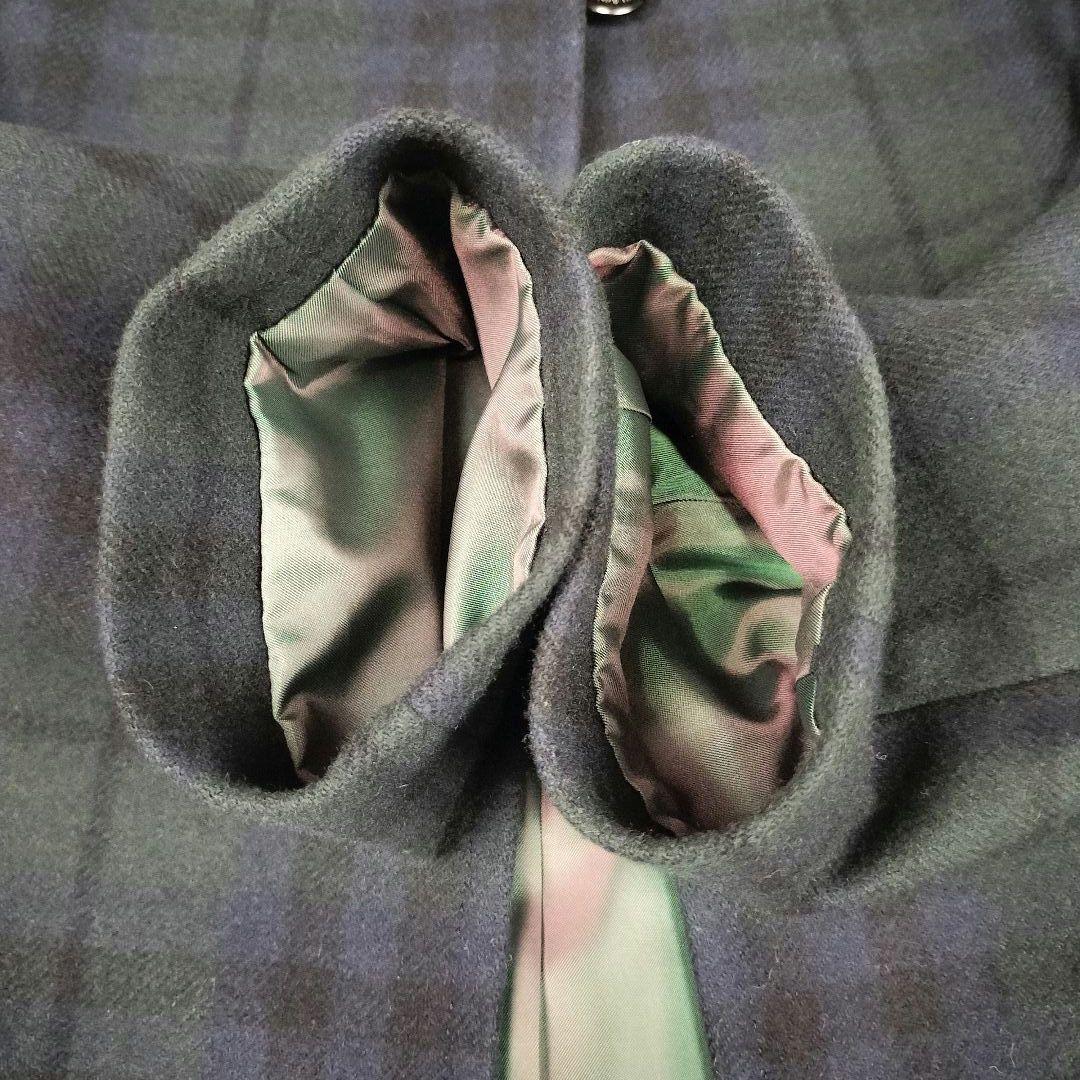 KEITH キース チェック柄コート ウール100% 上品クラシック 38