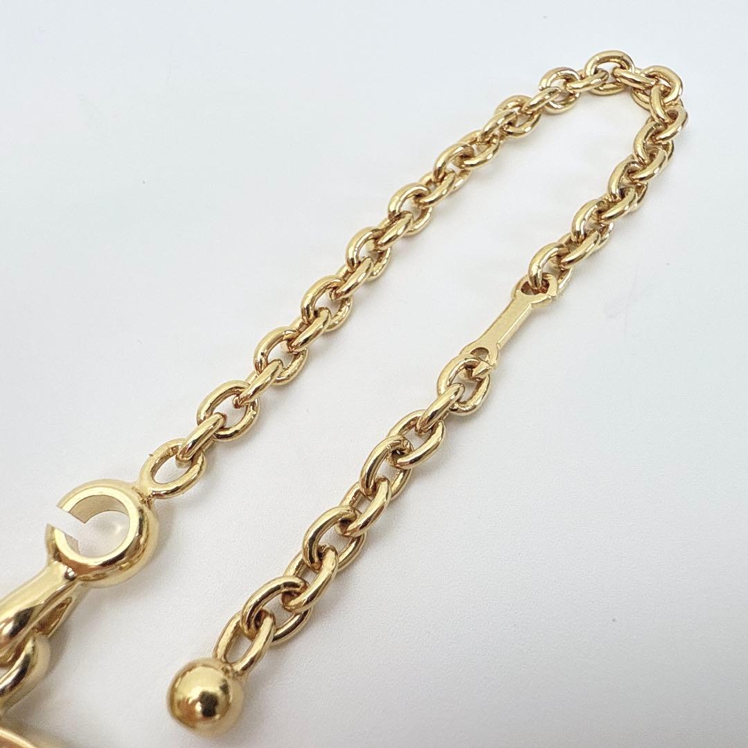 シャネル ハートモチーフ バッグチャーム キーホルダー CCロゴ ゴールド 美品