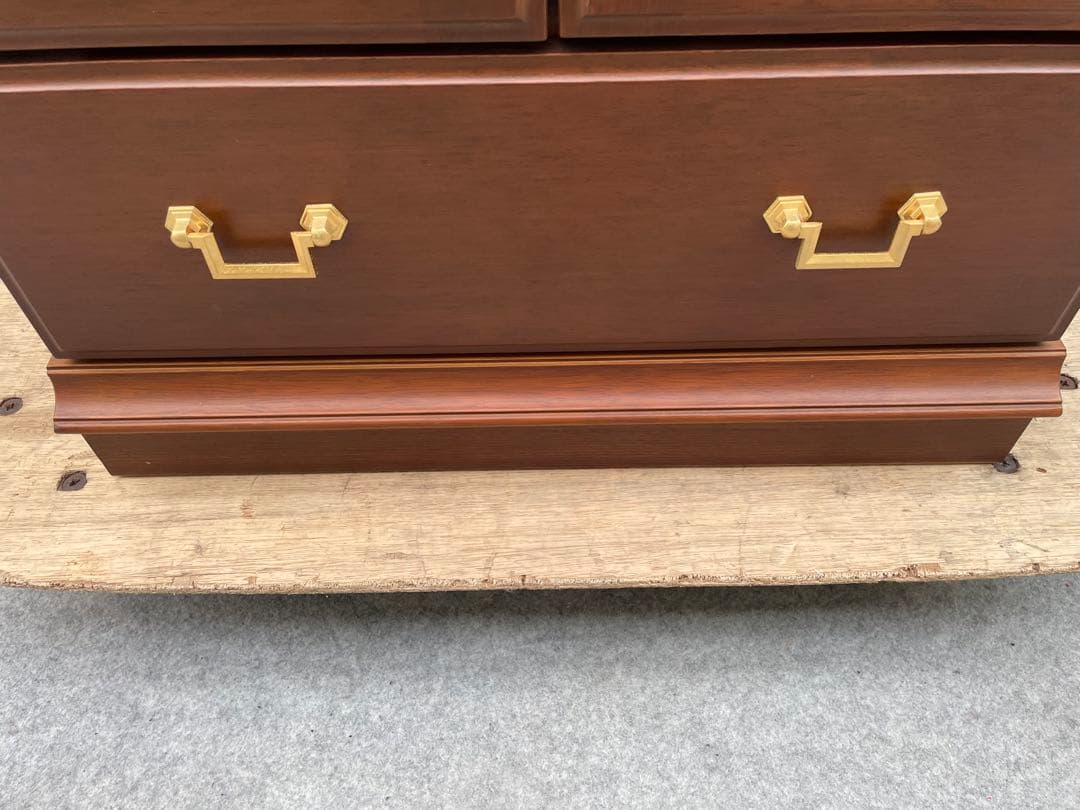 近隣配達可能　美品　マルニ木工　地中海　キャビネット　カップボード　②