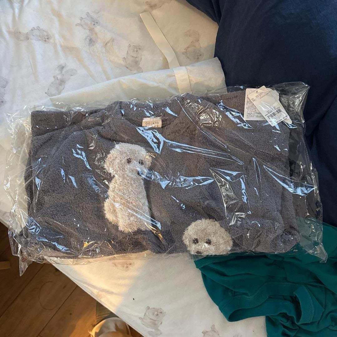 全新タグ付！ジェラートピケ【店舗限定】トイプードルジャガードプルオーバー