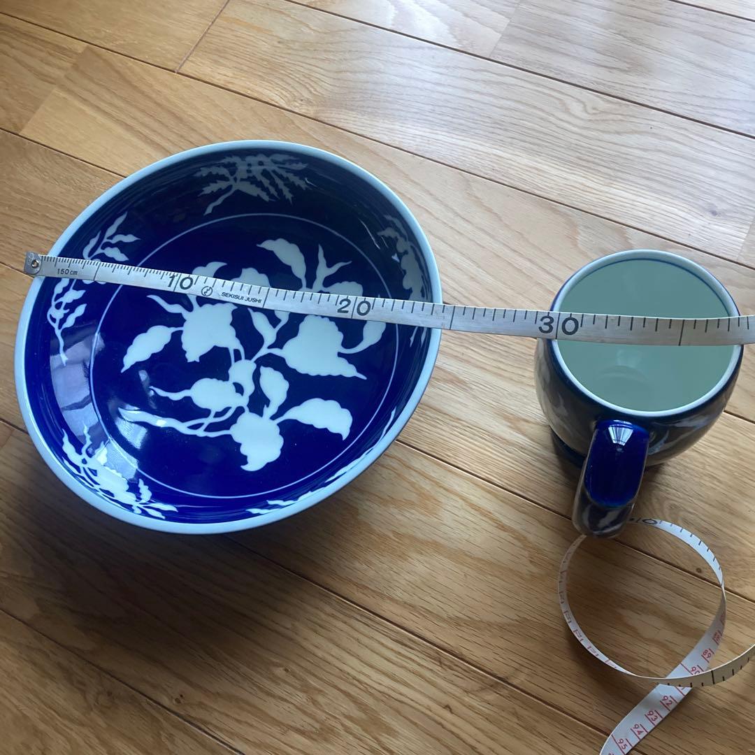 深川製磁 草花折枝白抜紋　中古品　個別販売