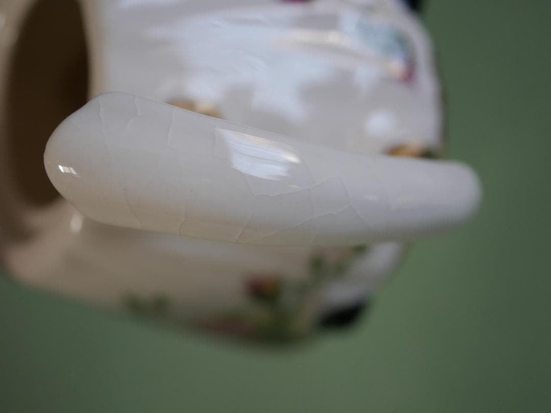 未使用ロイヤルアルバートオールドカントリーローズ ミニチュアセット付ティ―ポット