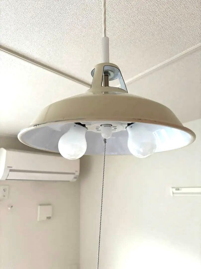 ビンテージ風　ペンダントライト　照明器具　オフホワイト