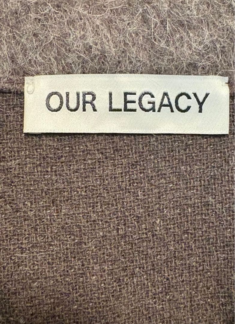 OUR LEGACY モヘアカーディガン48 ブラウン