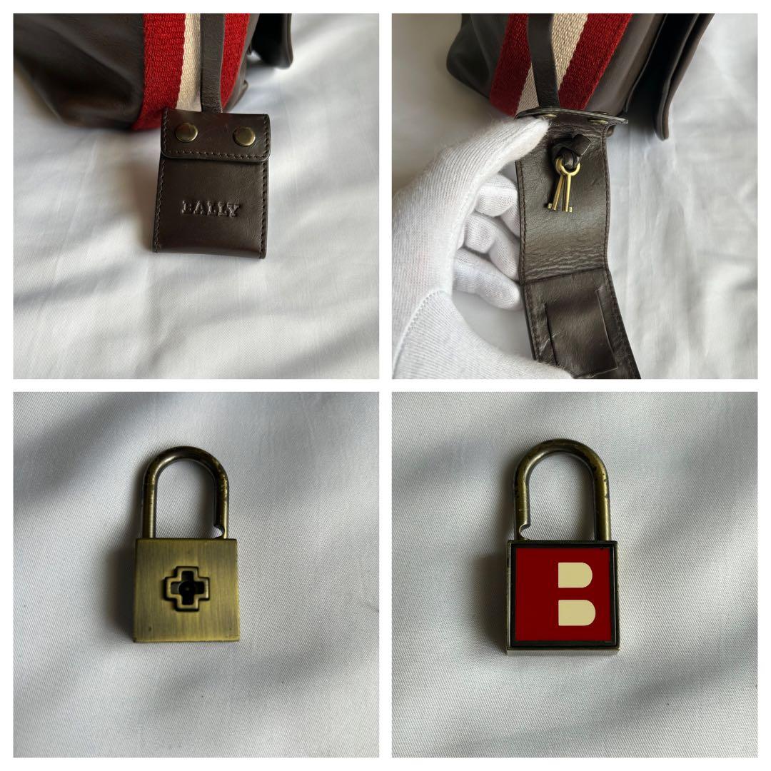 【美品】BALLY バリー ショルダーバッグ メッセンジャーバッグ ブラウン