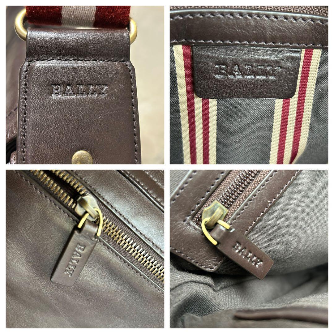 【美品】BALLY バリー ショルダーバッグ メッセンジャーバッグ ブラウン
