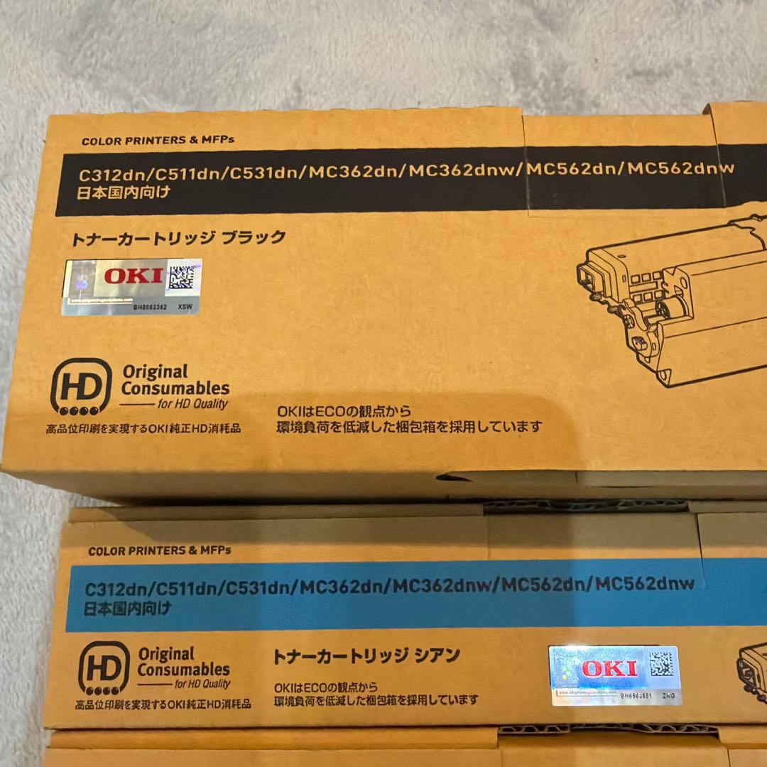 OKI 新品純正トナー　TNR-C4KK1/C1/M1/Y1 4色セット