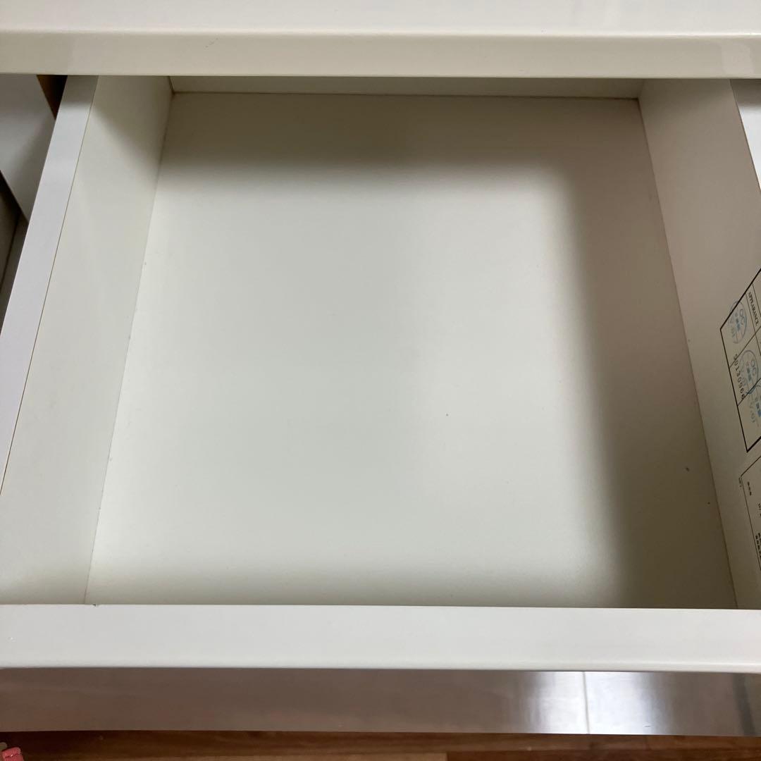 ニトリ　チェスト　5段　タンス　ハイチェスト　引き出し　白　ホワイト