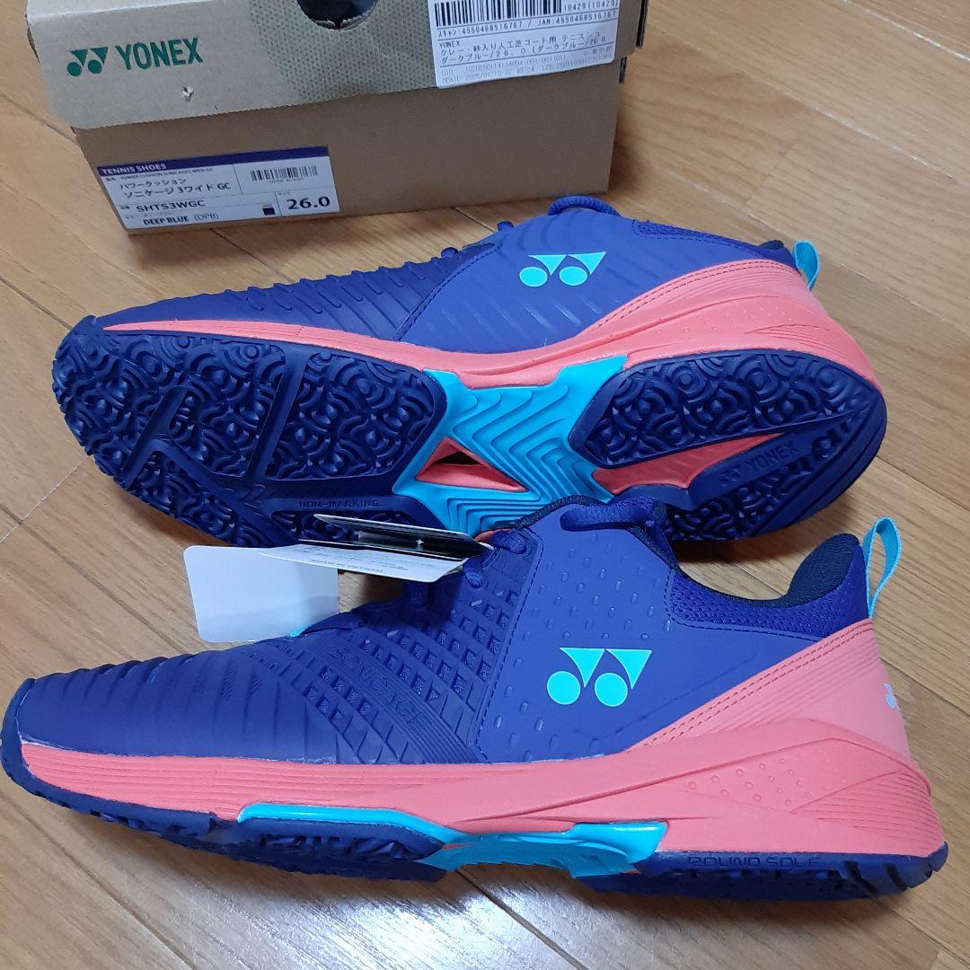 YONEX　ヨネックス　ソニケージ３ ワイド　サイズ２６cm