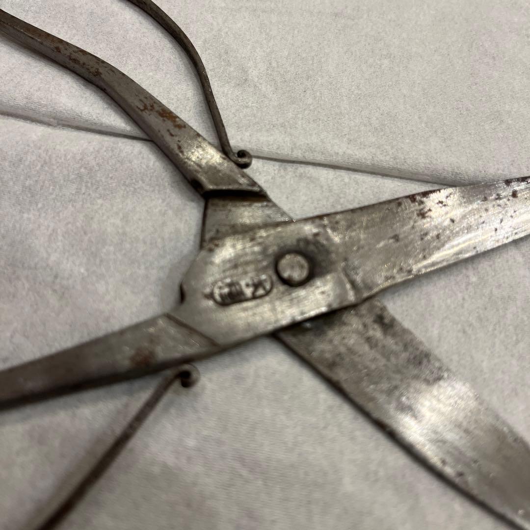 種子鋏　本種子鋏　骨董　ヴィンテージ　アンティーク　ハサミ　はさみ　レトロ