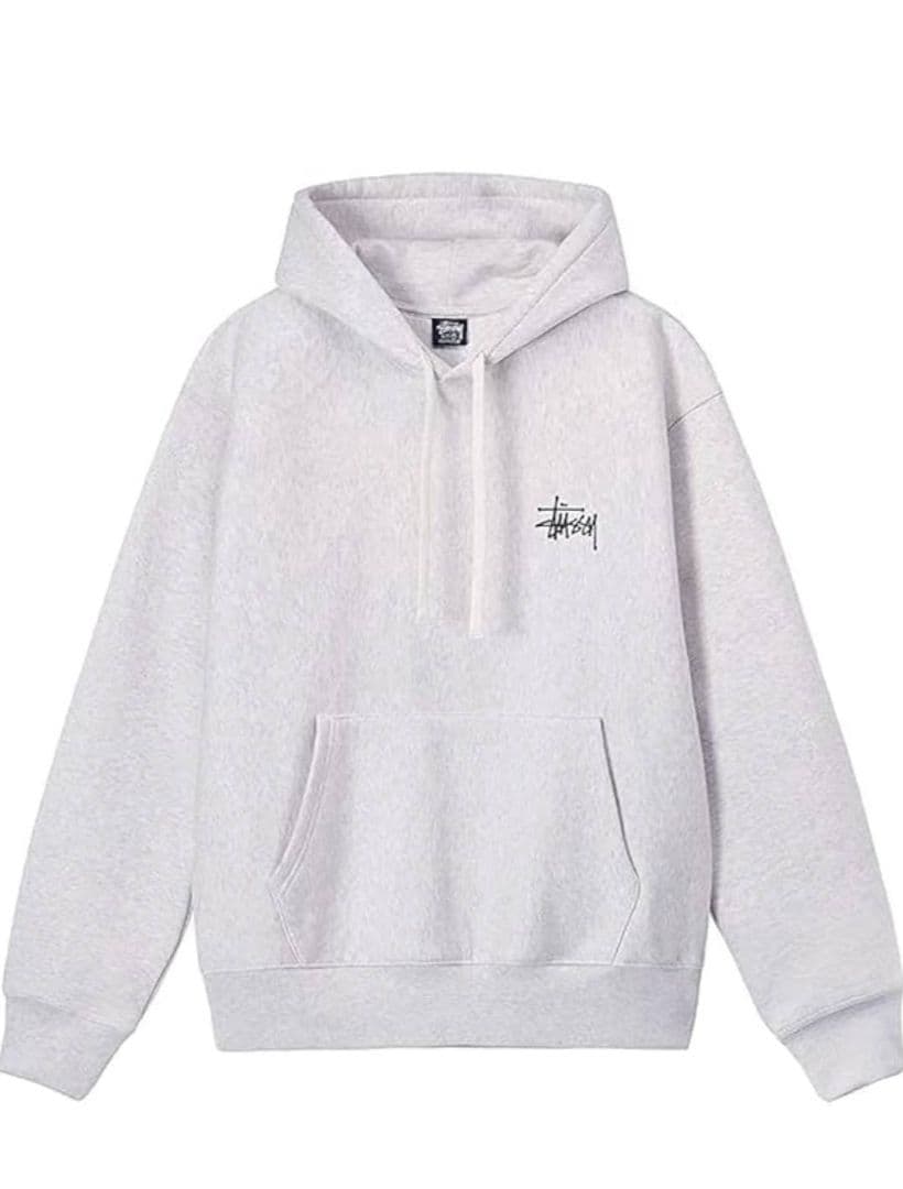 STUSSY ベーシック プルオーバー フード パーカー M