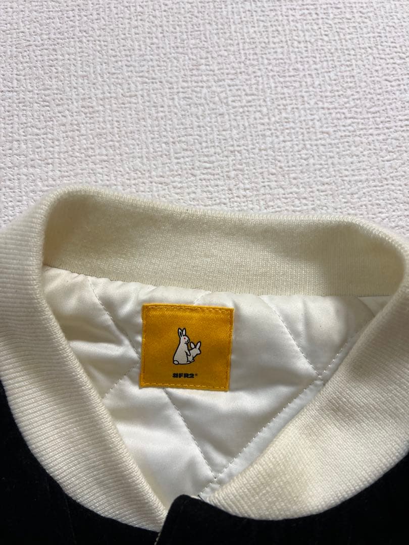 【おかけん】FR2 ベロア スカジャン 刺繍ジャケット