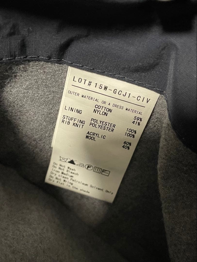 Pherrow's フェローズ　MA-1 グランドクルージャケット 38ネイビー