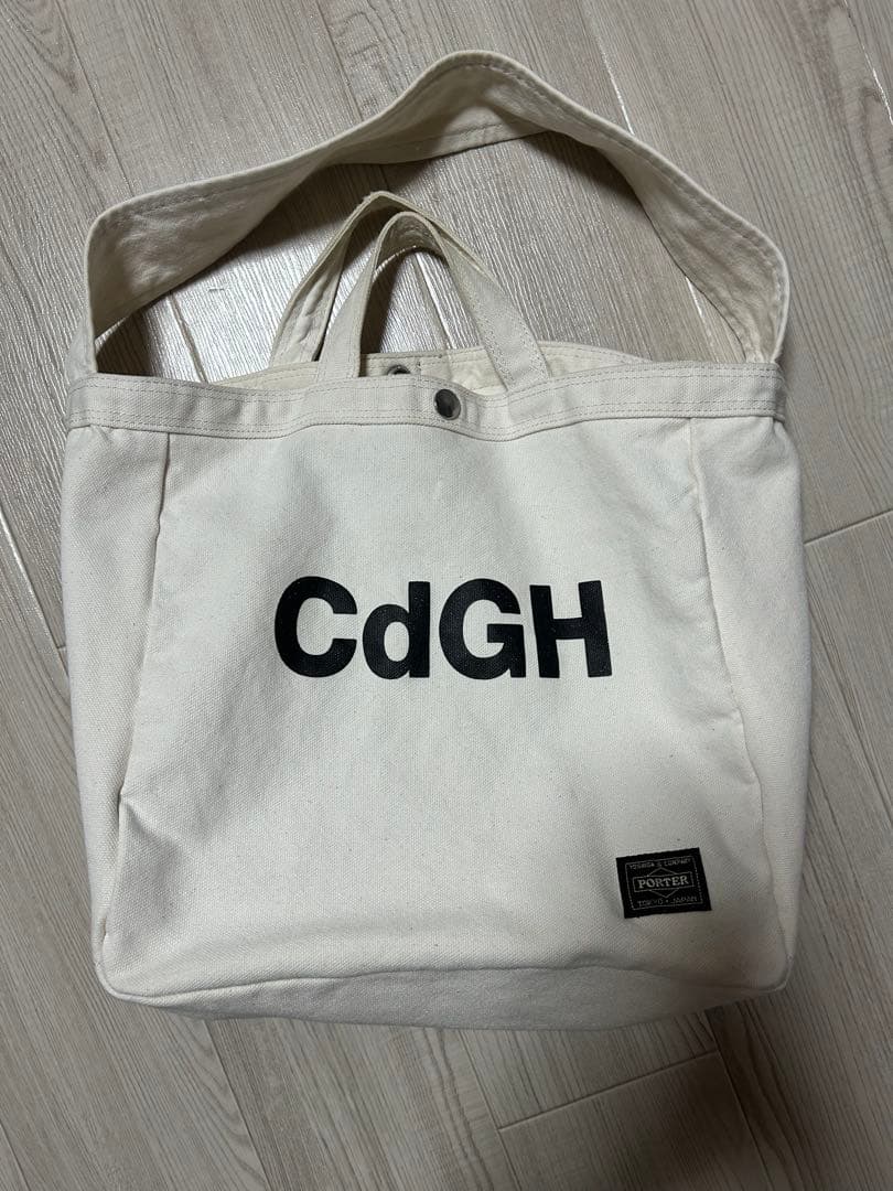 20SS コムデギャルソンオム　ポーター　トートバッグ　コラボ　キャンバス