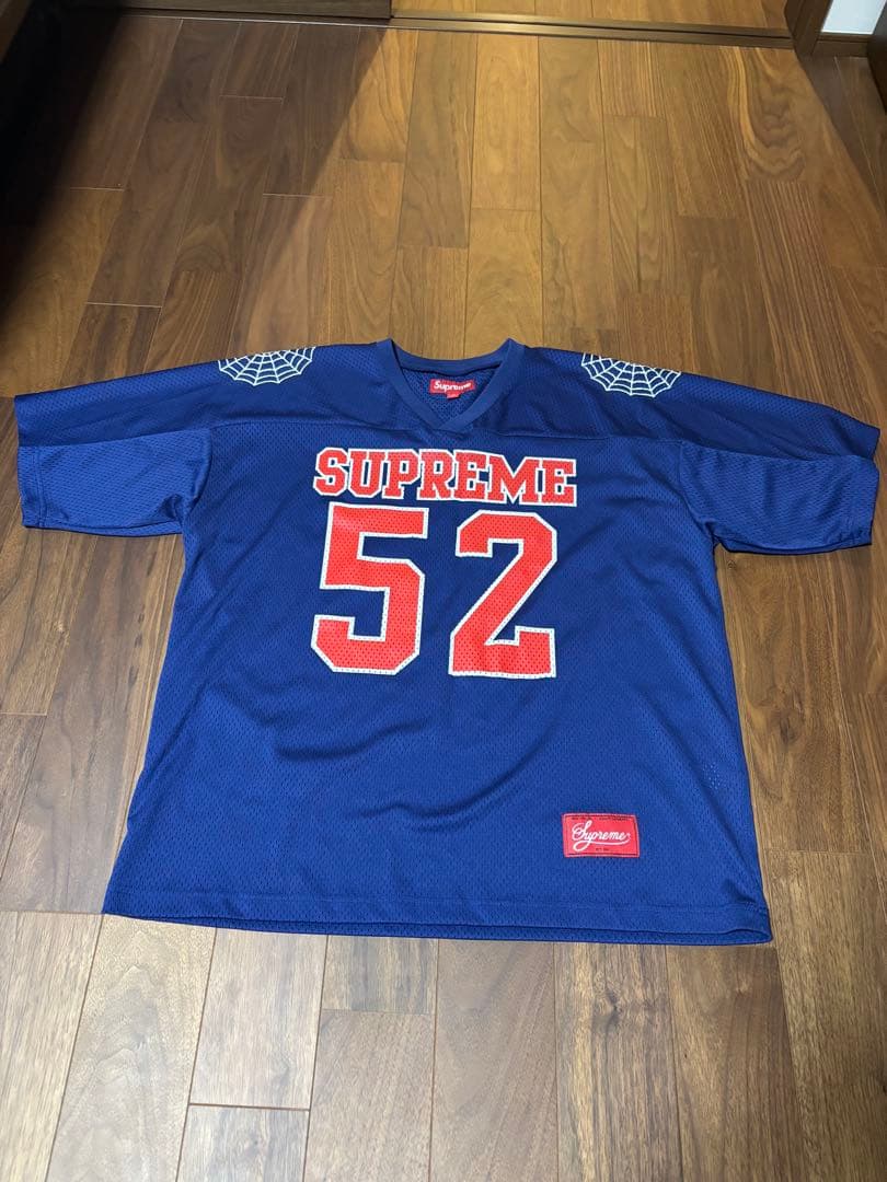 Supreme メッシュシャツ 52 M ネイビー