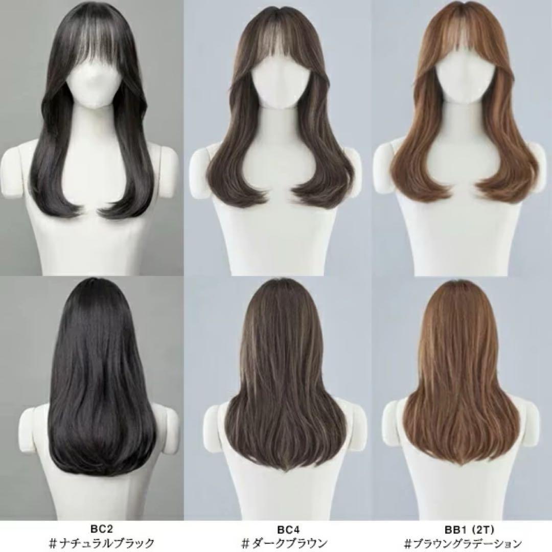 ピンクエイジ 手植えフルウィッグ マルス ストレート ナチュラルブラック