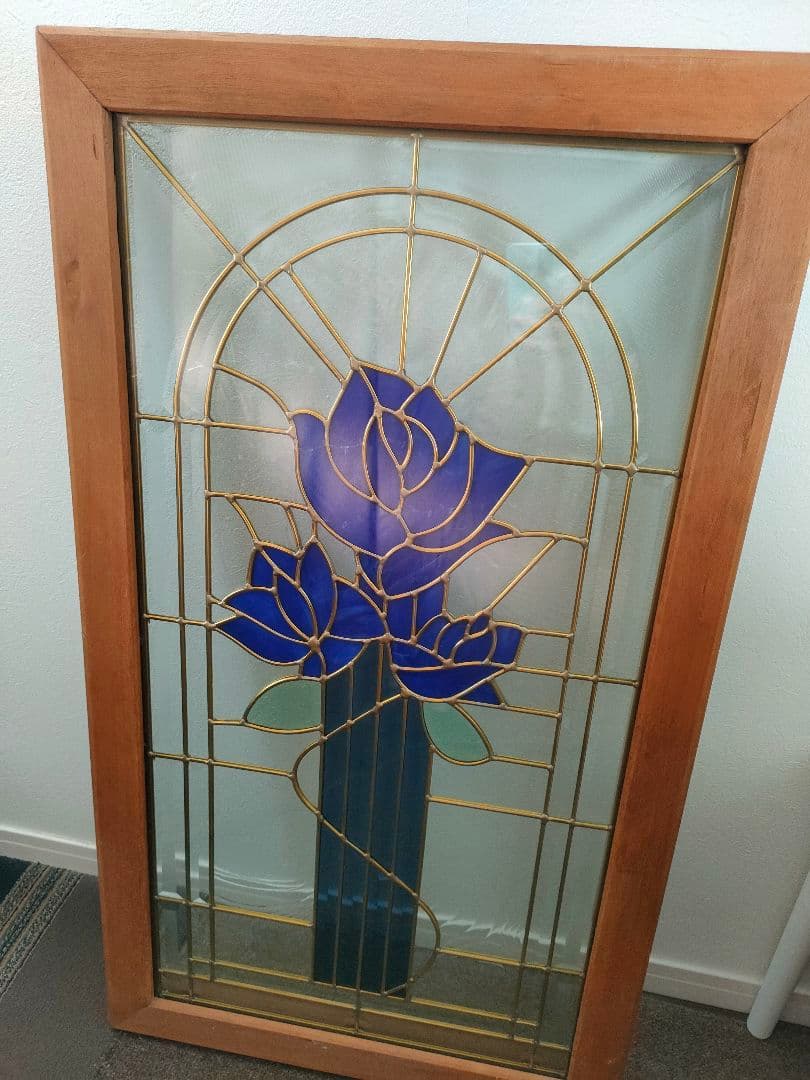 ☆木枠つき大型ステンドグラス☆