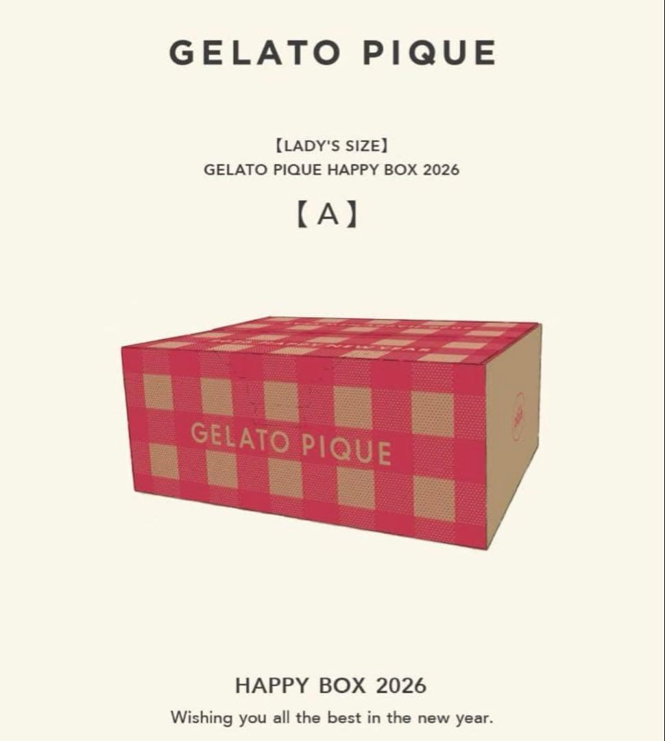 新品未開封　福袋GELATO PIQUE HAPPY BOX 2026(A)