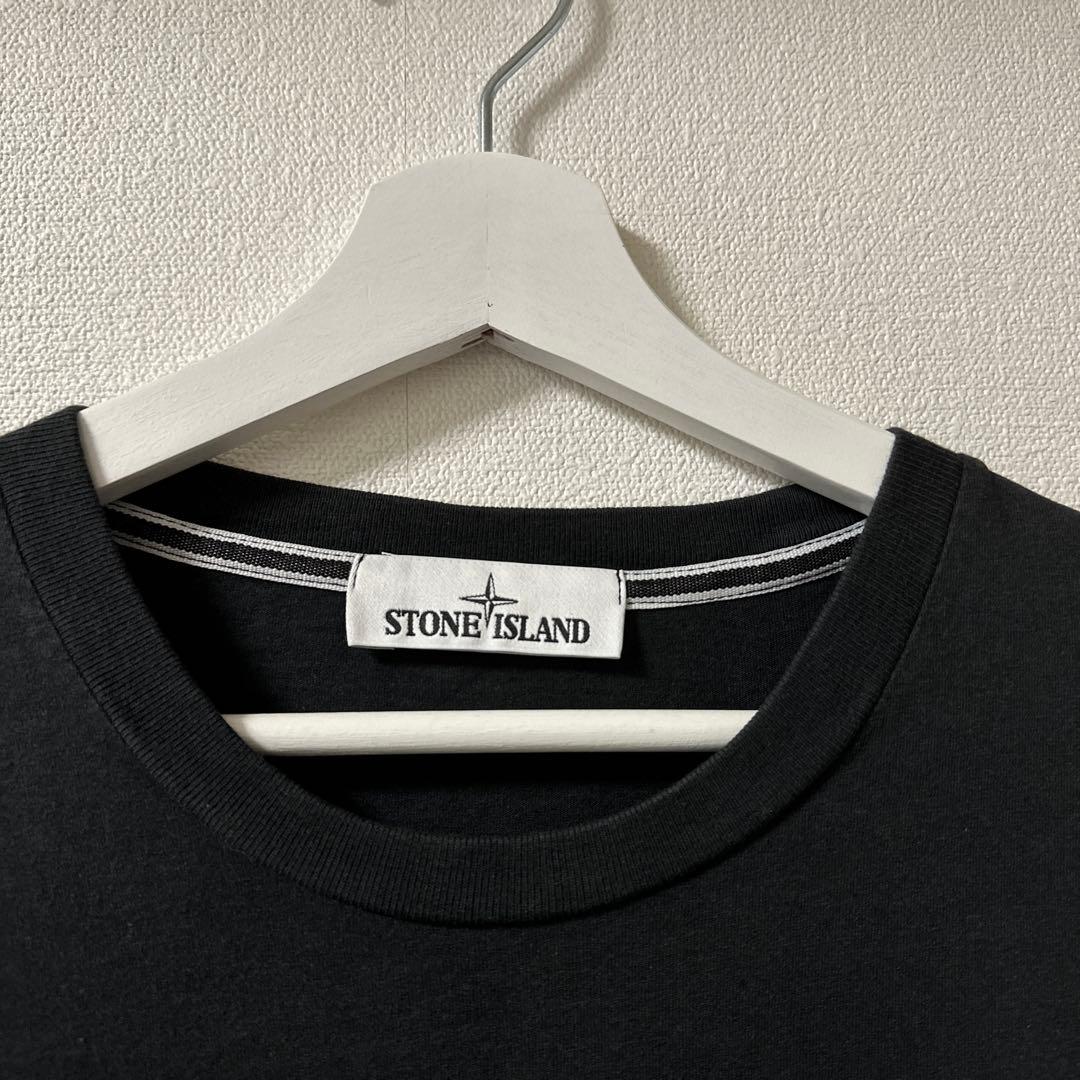 STONE  ストーンアイランド プリントロゴ　ロンT