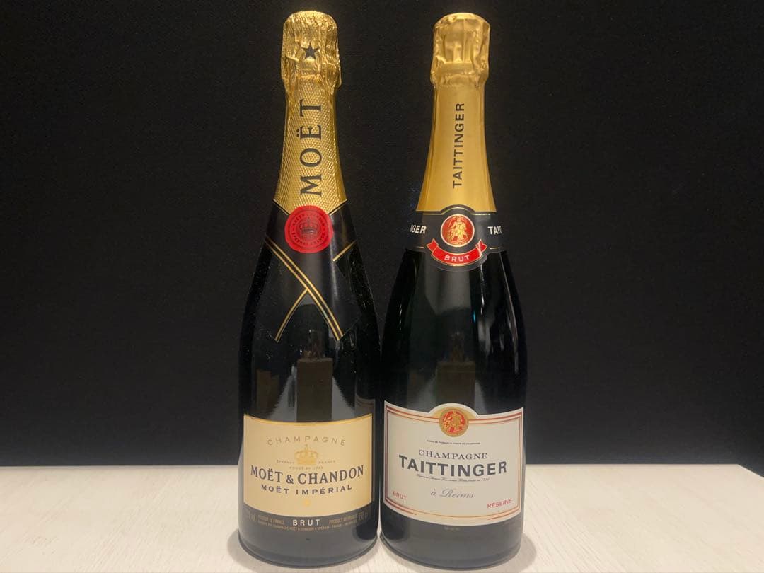 モエ・エ・シャンドン&テタンジェ 750ml 2本セット