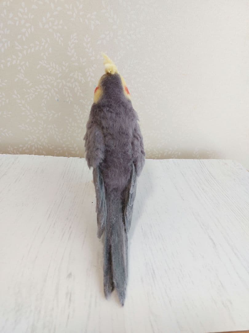 羊毛フェルト　オカメインコ