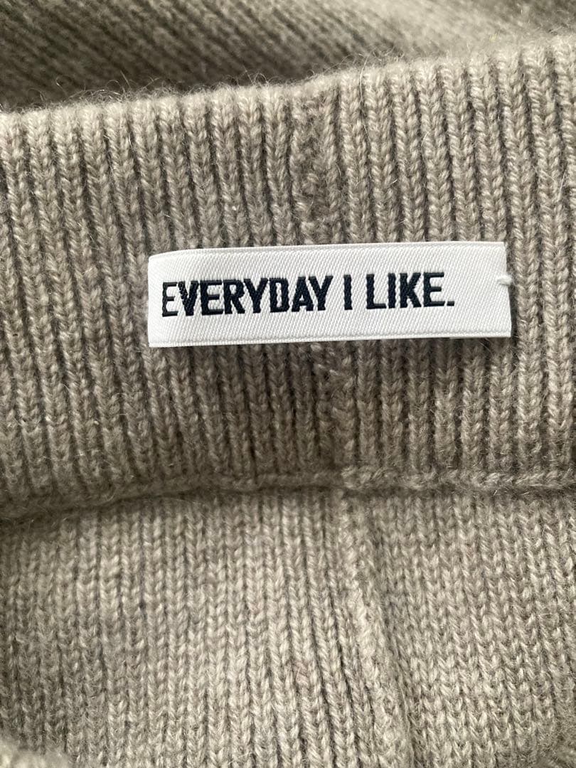 EVERYDAY I LIKE cashmere ニット　マキシスカート