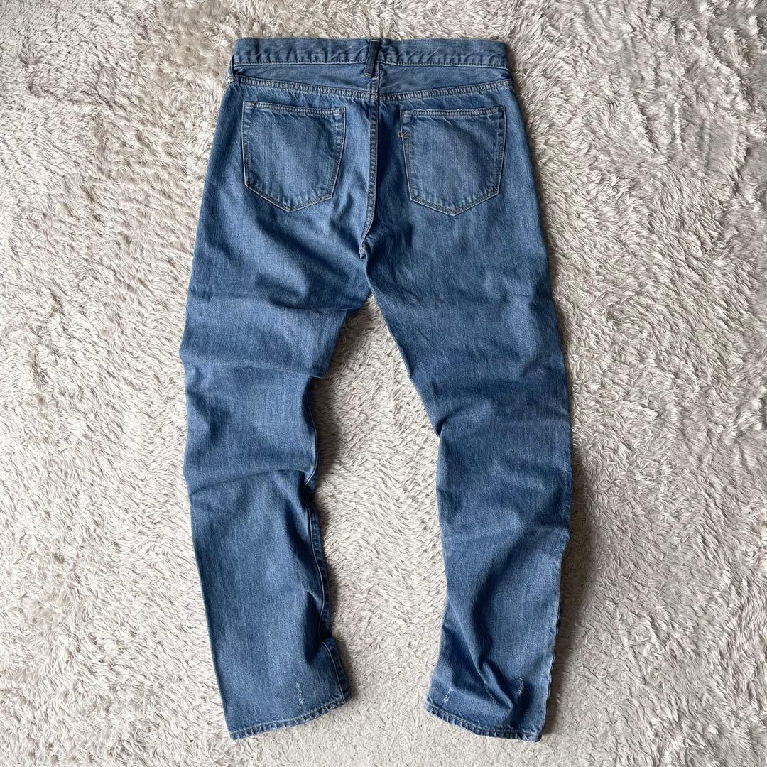 45R 美品 45R おこめデニムの5 28 ブルー