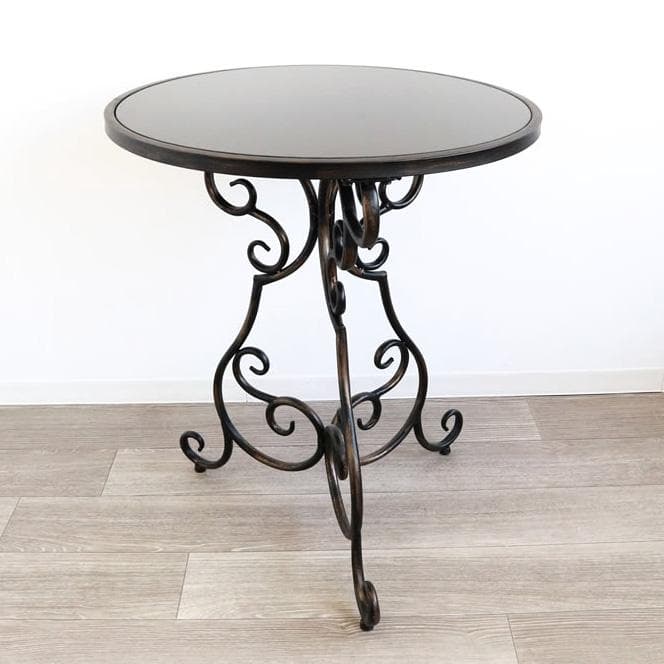 ヨーロピアン クラシカルテーブル マーブル アイアン