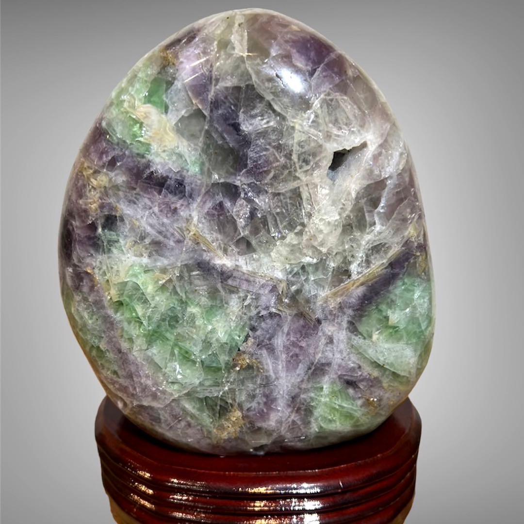 ✳️存在際立つ素敵なフローライト原石✨レインボー フローライト 原石 天然石 置物