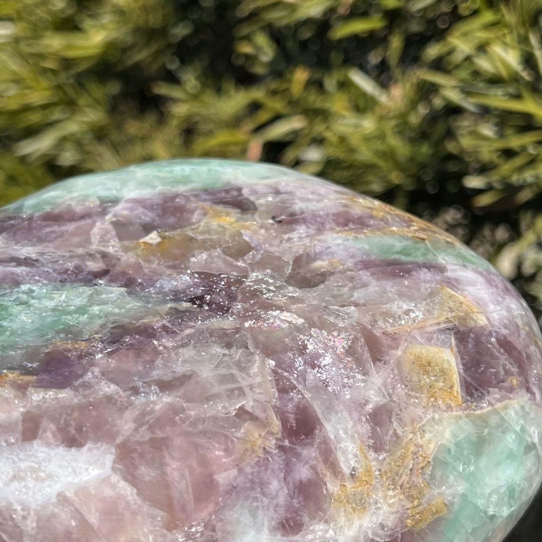 ✳️存在際立つ素敵なフローライト原石✨レインボー フローライト 原石 天然石 置物