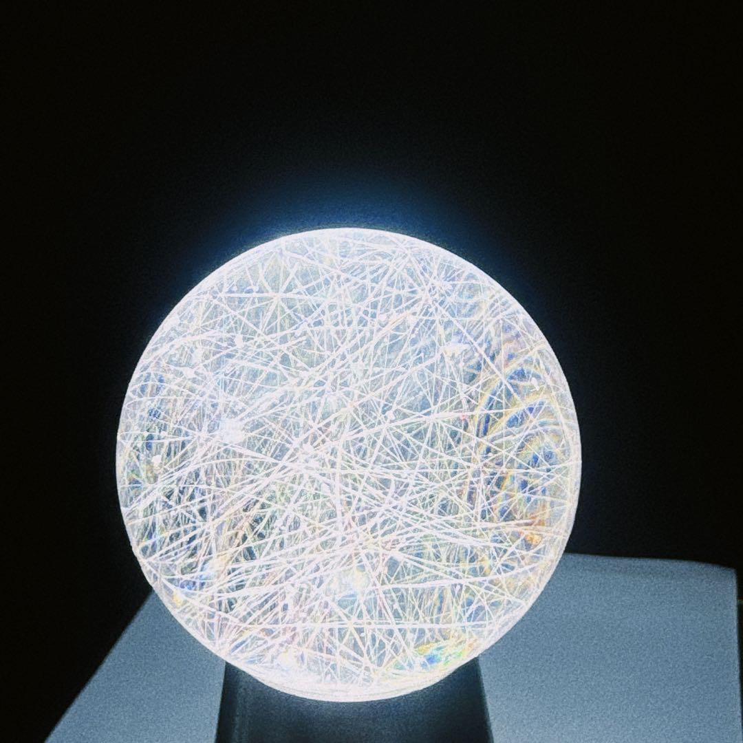 天然ルチル水晶丸玉　NO251090