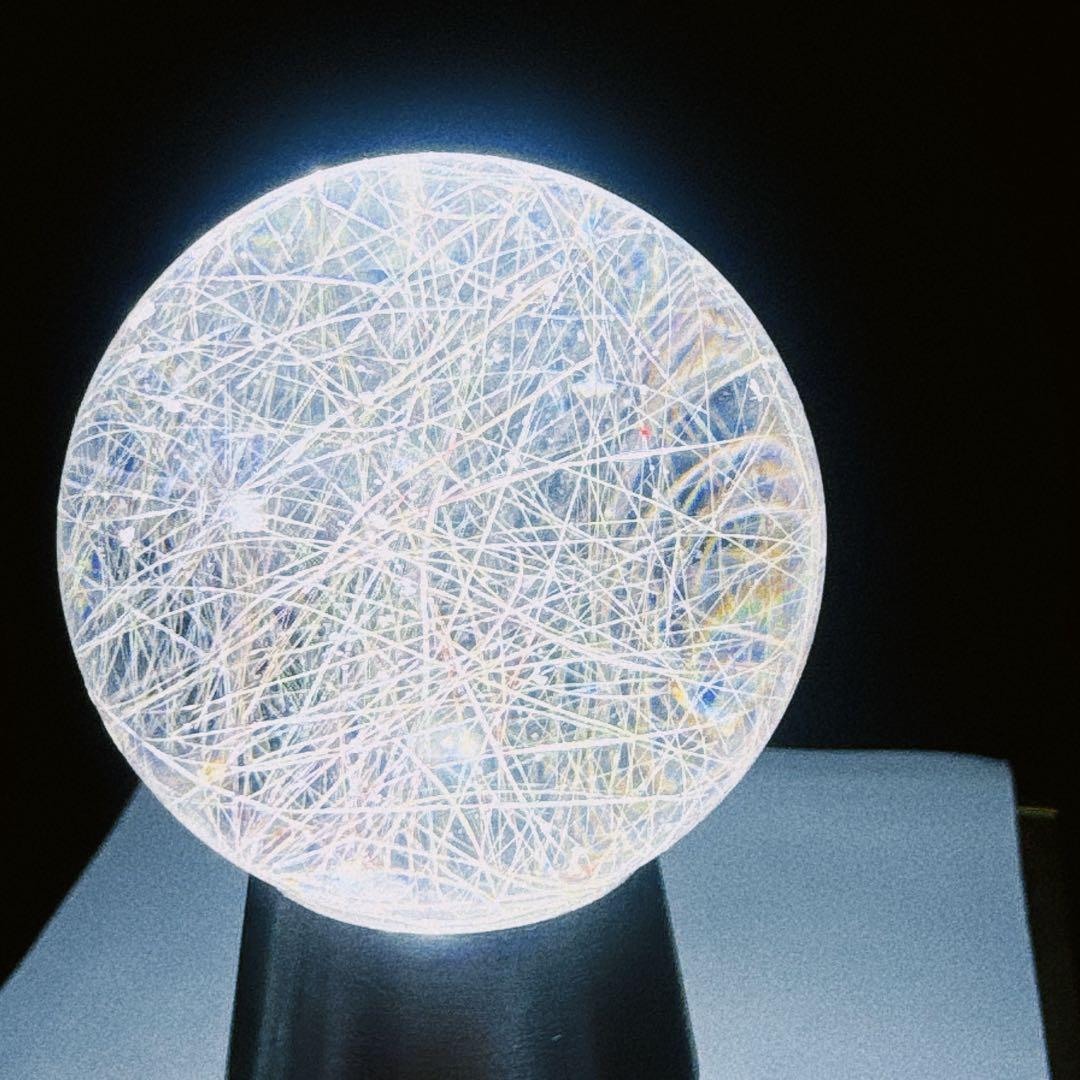 天然ルチル水晶丸玉　NO251090