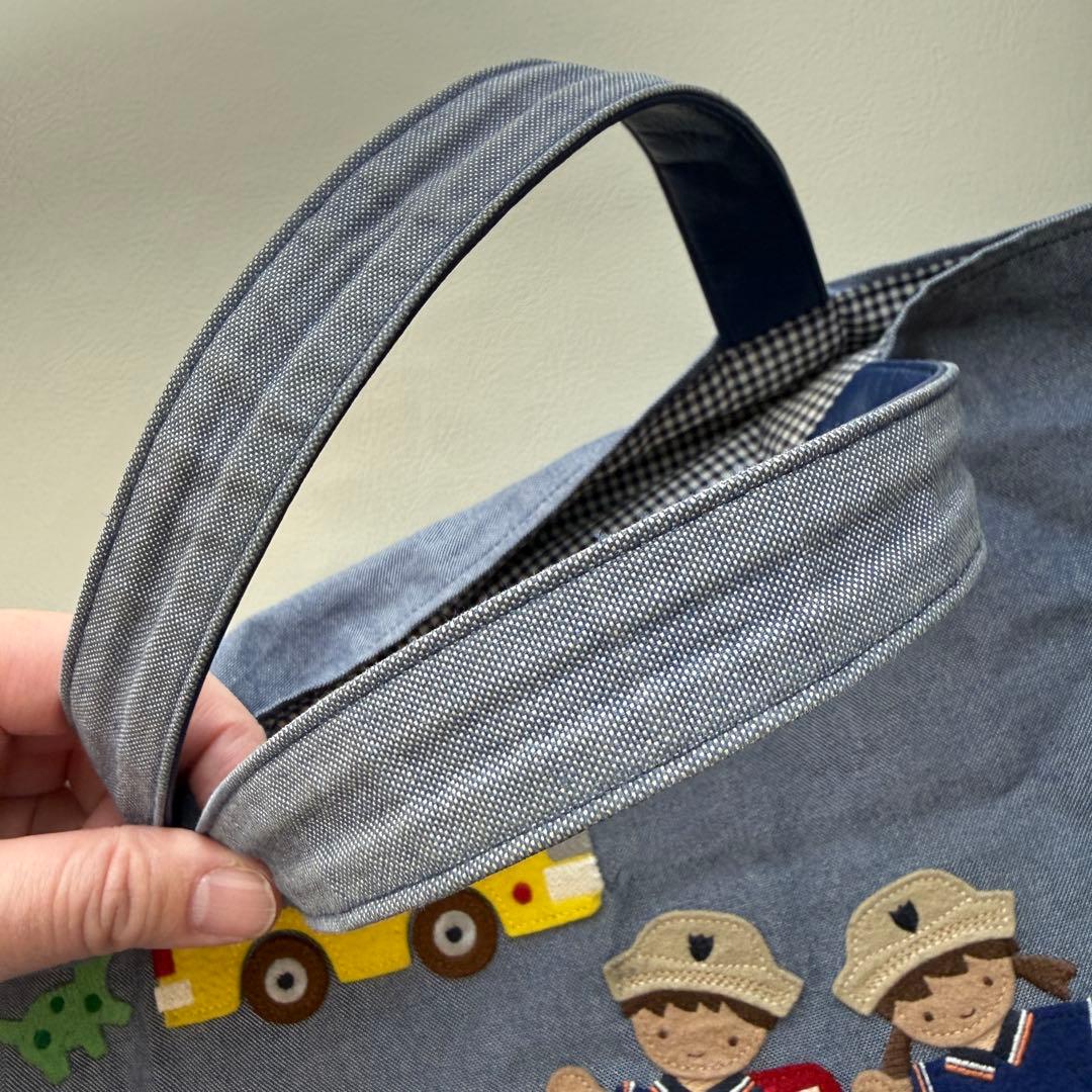 【美品】キンダーキッズ　× familiar ファミリア　お稽古バッグ