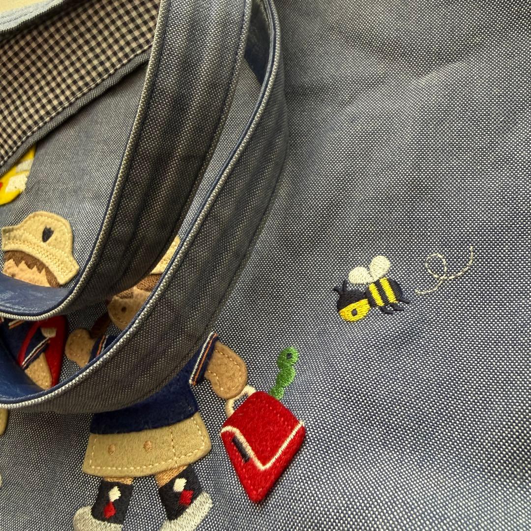 【美品】キンダーキッズ　× familiar ファミリア　お稽古バッグ