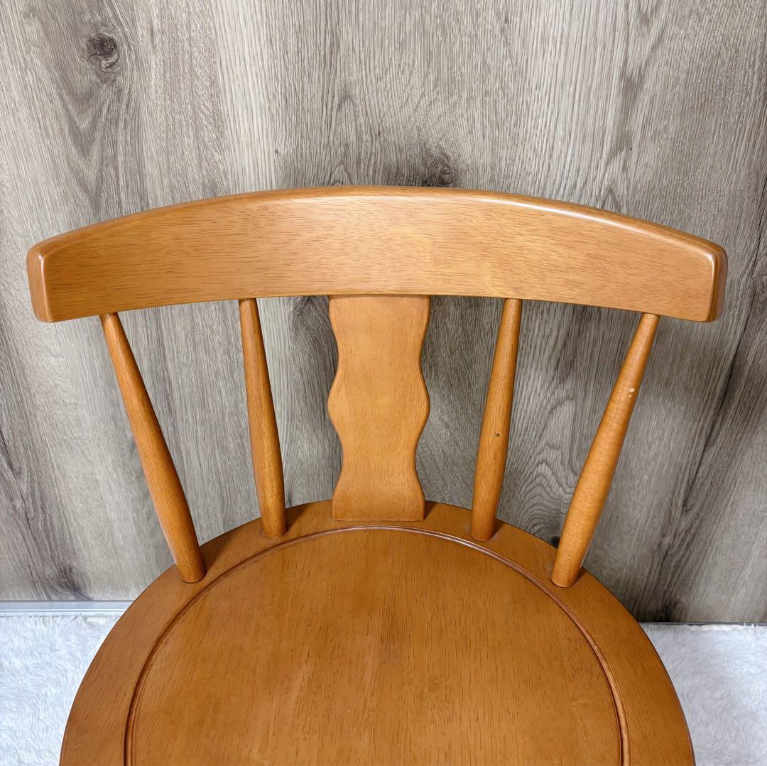 極美品　飛騨産業　回転椅子 ダイニングチェア 2脚セット　送料込み