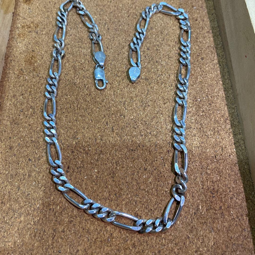 シルバー 925ツイストチェーン ネックレス